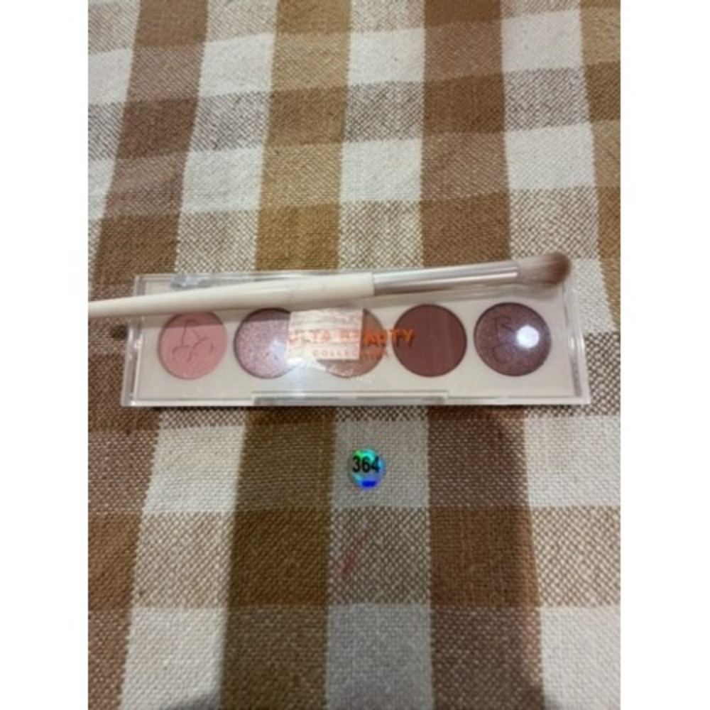 Ulta Beauty Collection Eyeshadow Palette 5 Shades with Brush Pink Mauve Shimmer